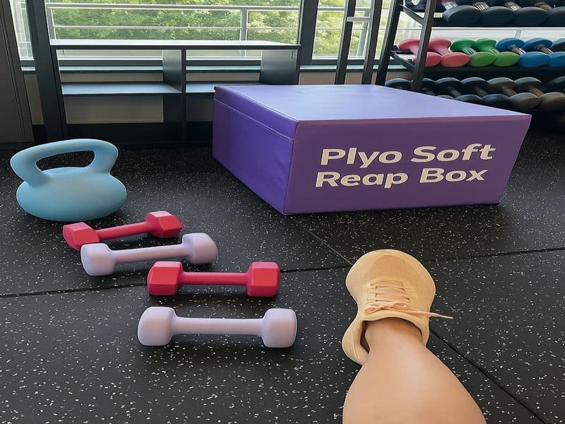 An installer applying adhesive to a subfloor with a notched trowel.